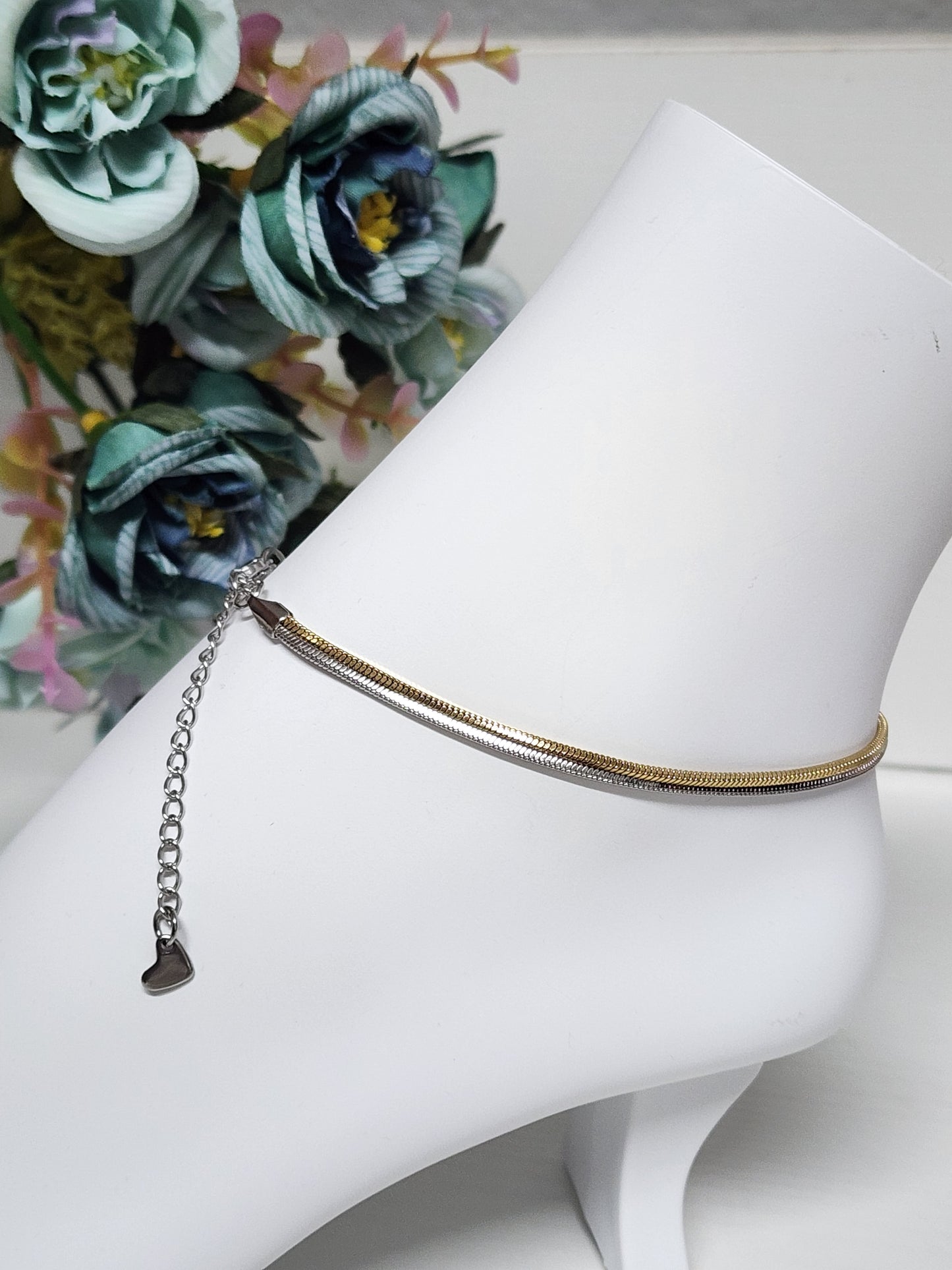 Tobillera 2 tonos ✨️