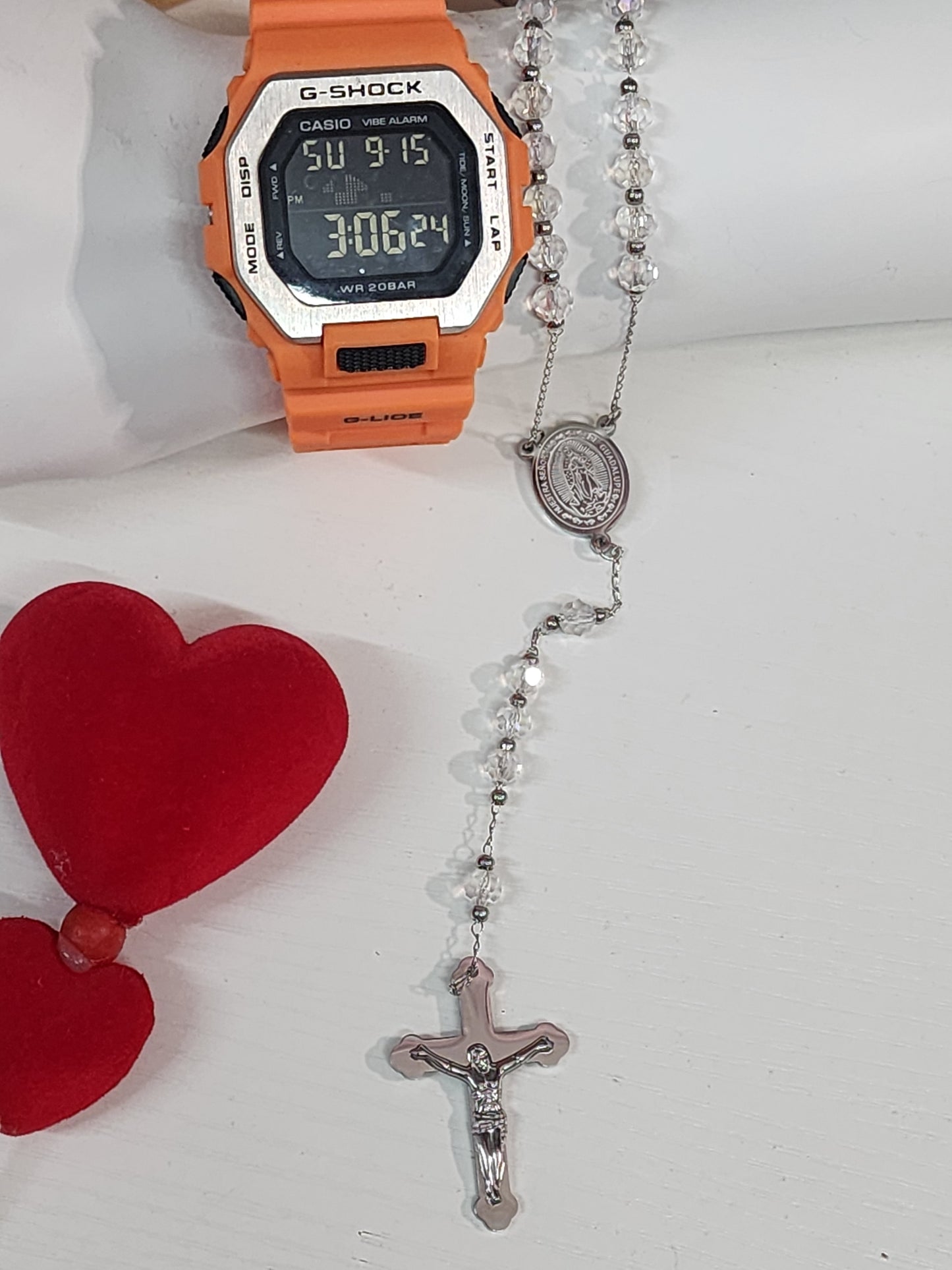 Rosario de Hombre Clear