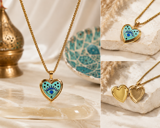 Collar Corazón Mystic Eye