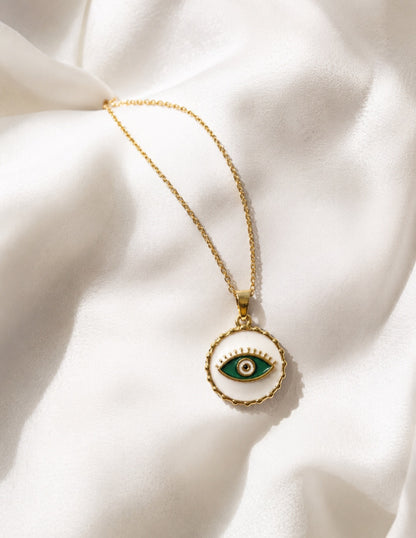 Collar Ojo Místico Verde✨️