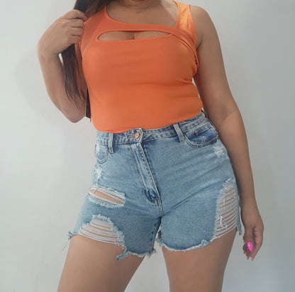 Basic Top Naranja