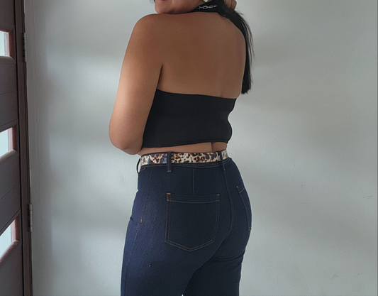Black Halter Top