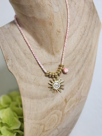 Sun necklace set