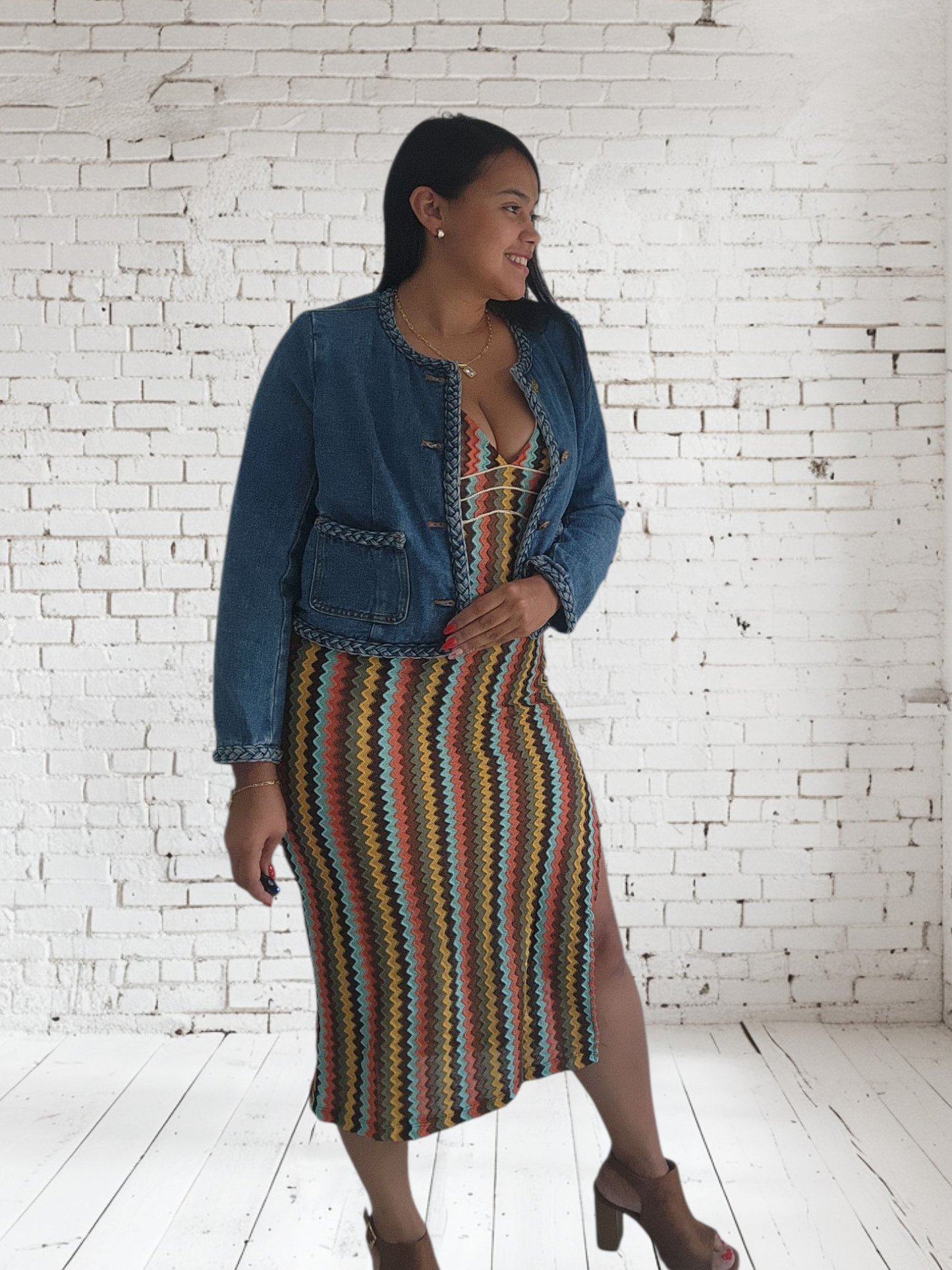 Multi Midi Dress