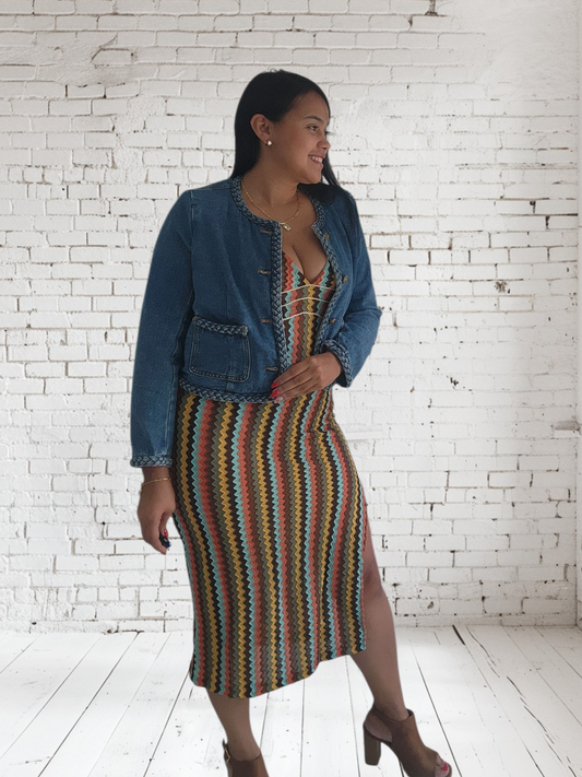 Multi Midi Dress