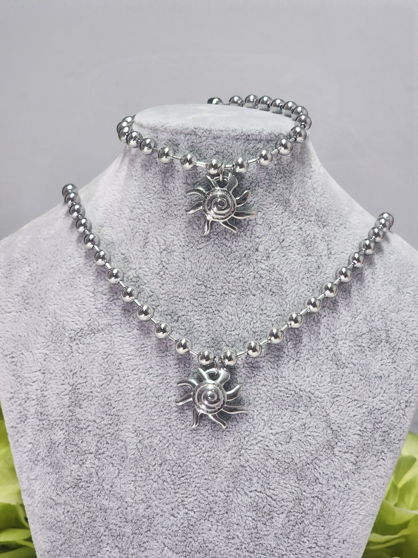 Set Sol Marino Stainless Steel (Cadena + Pulsera)