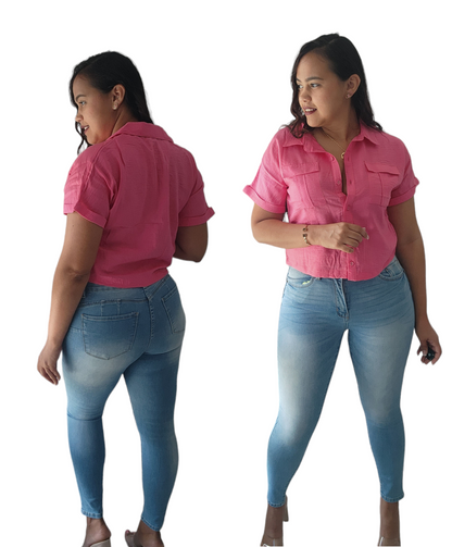 Pink Cargo Top