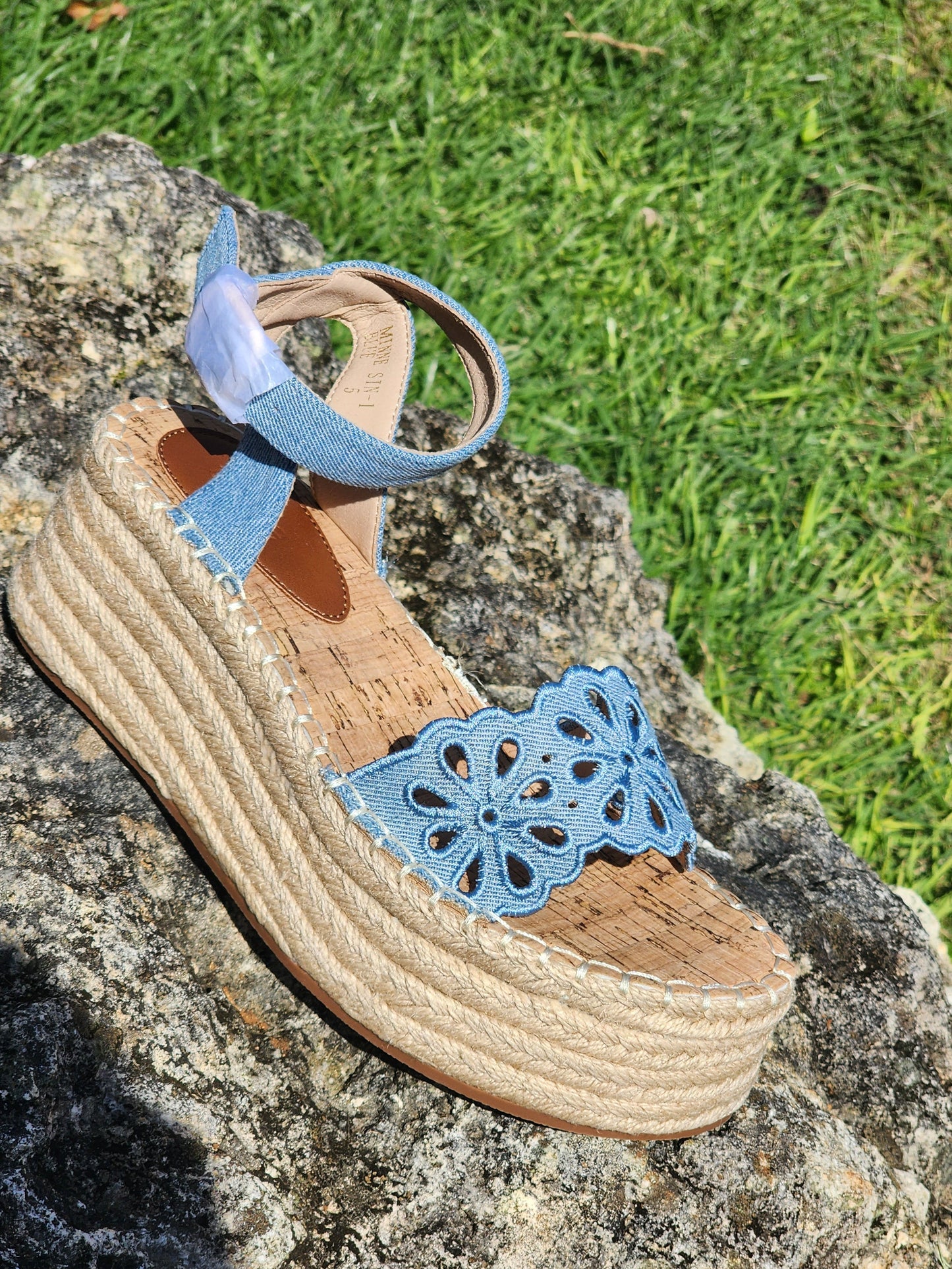 Blue Denim Sandals