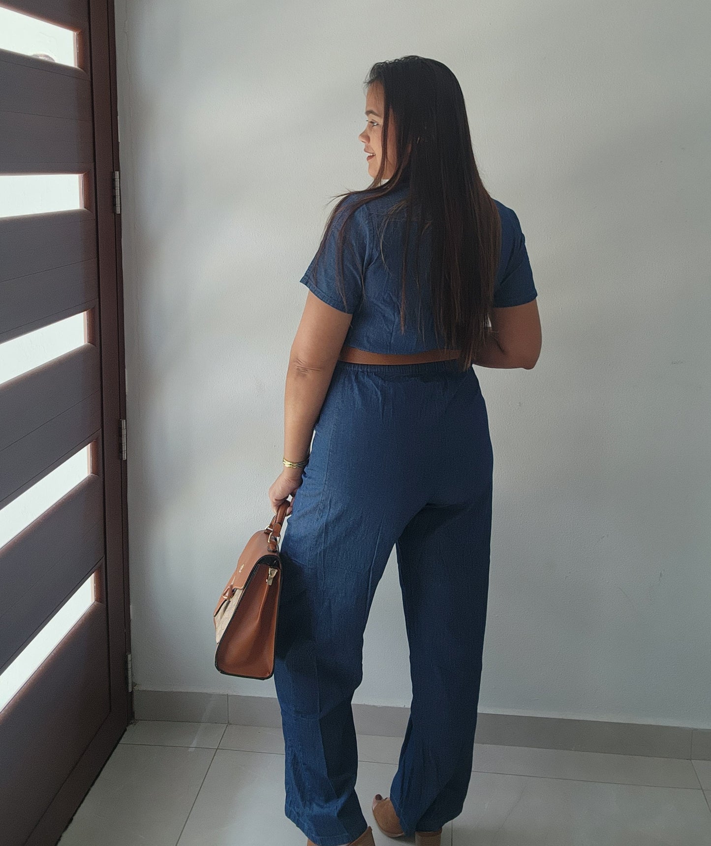 Irene Denim Jumpsuit