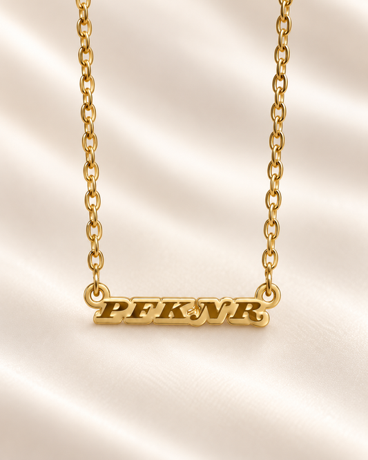 Cadena PFKNR Dorada | Estilo Boricua 🇵🇷