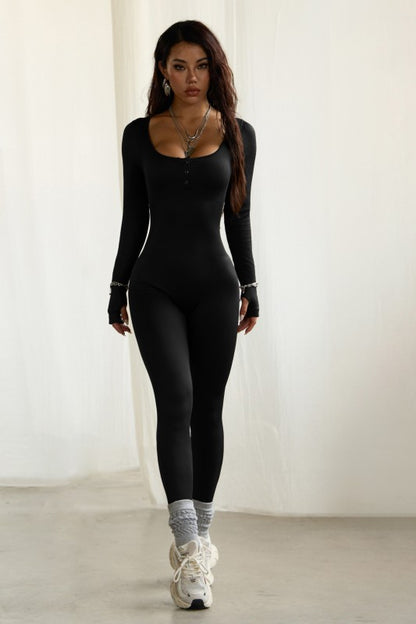 Lorna Seamless Ribbed Jumpsuit.