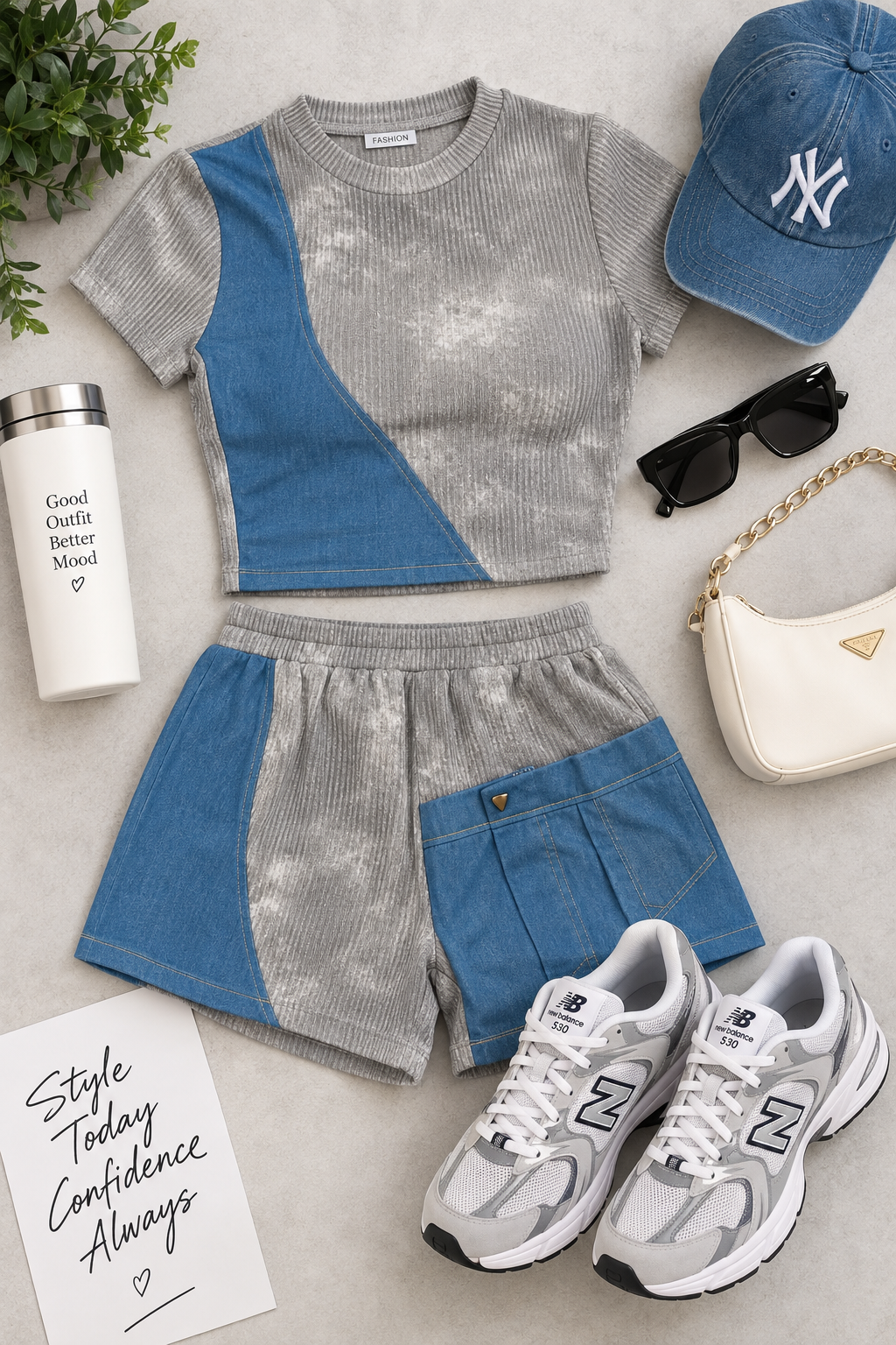 Denim Fusion Set