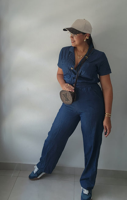 Irene Denim Jumpsuit