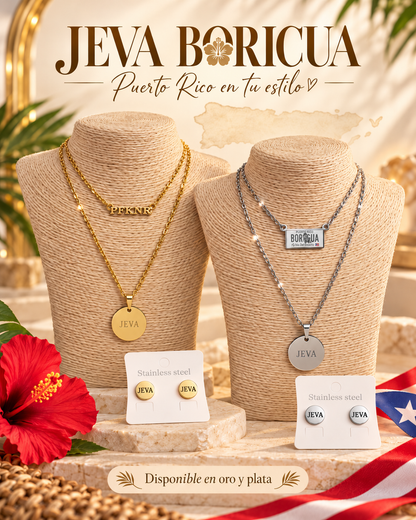 Cadena Boricua Puerto Rico 🇵🇷 | Acero Inoxidable