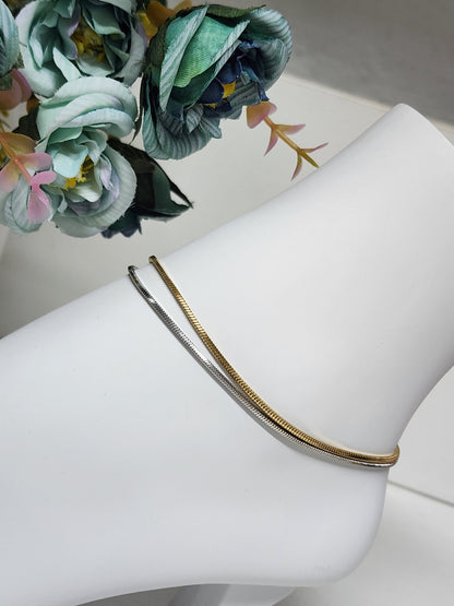 Tobillera 2 tonos ✨️