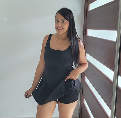 Black Skort Dress