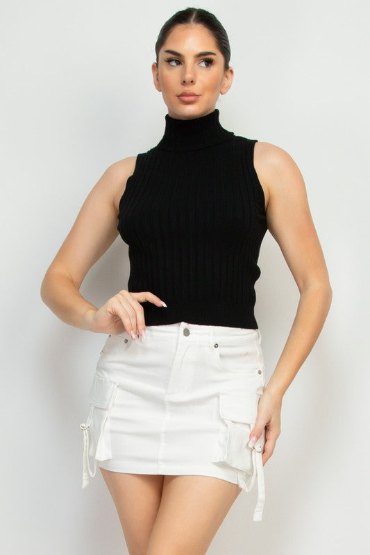 Turtleneck Sweater Top