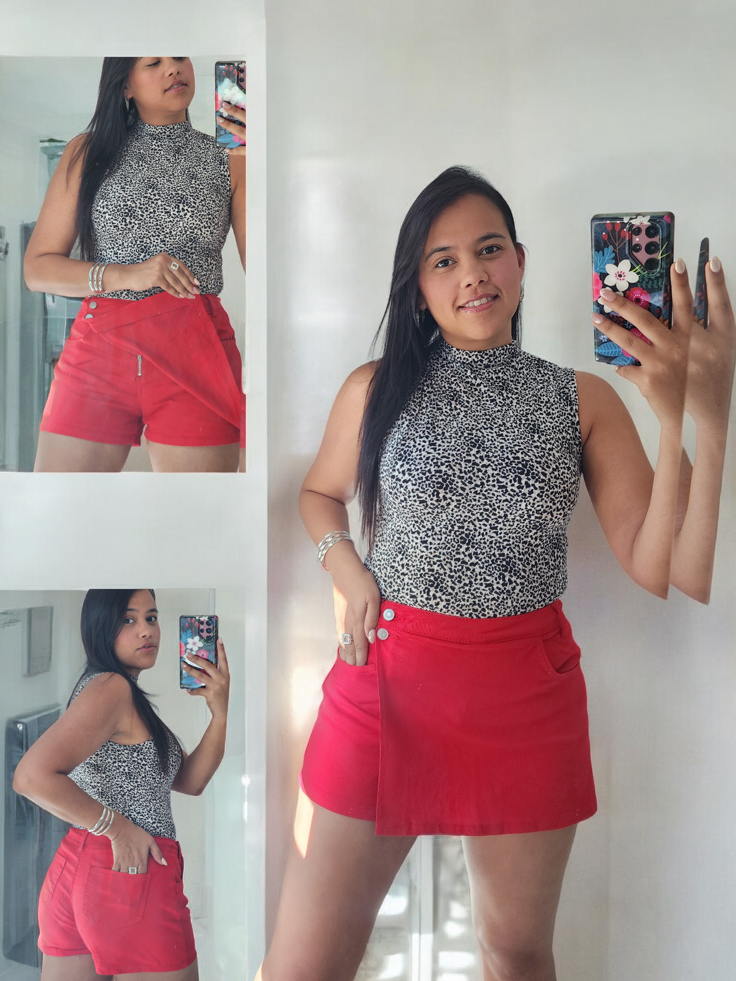 Skort Red