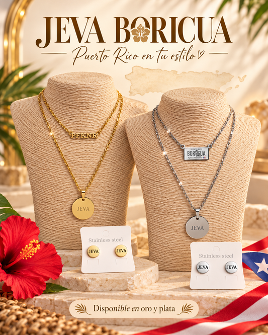 Cadena PFKNR Dorada | Estilo Boricua 🇵🇷