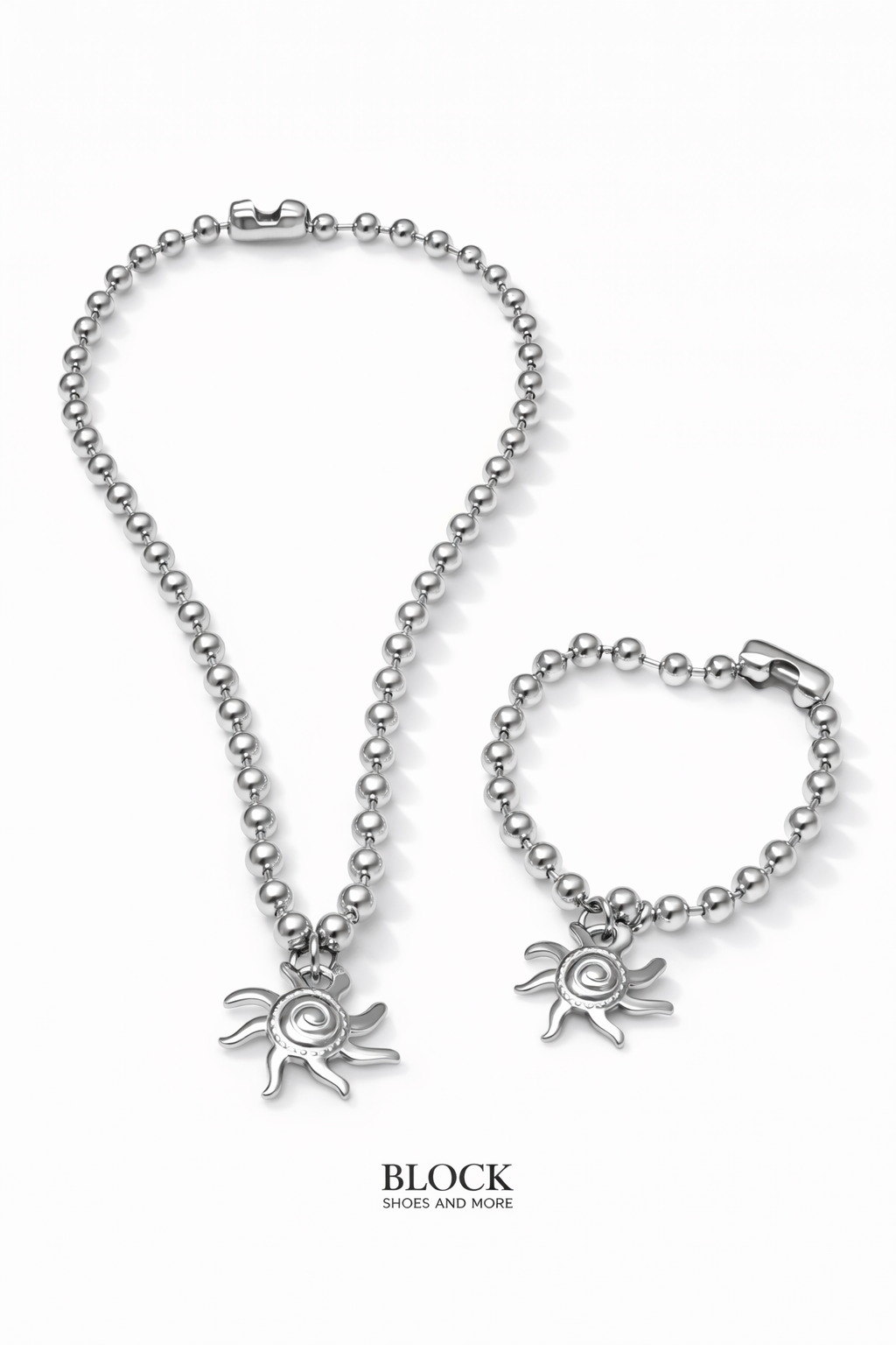 Set Sol Marino Stainless Steel (Cadena + Pulsera)