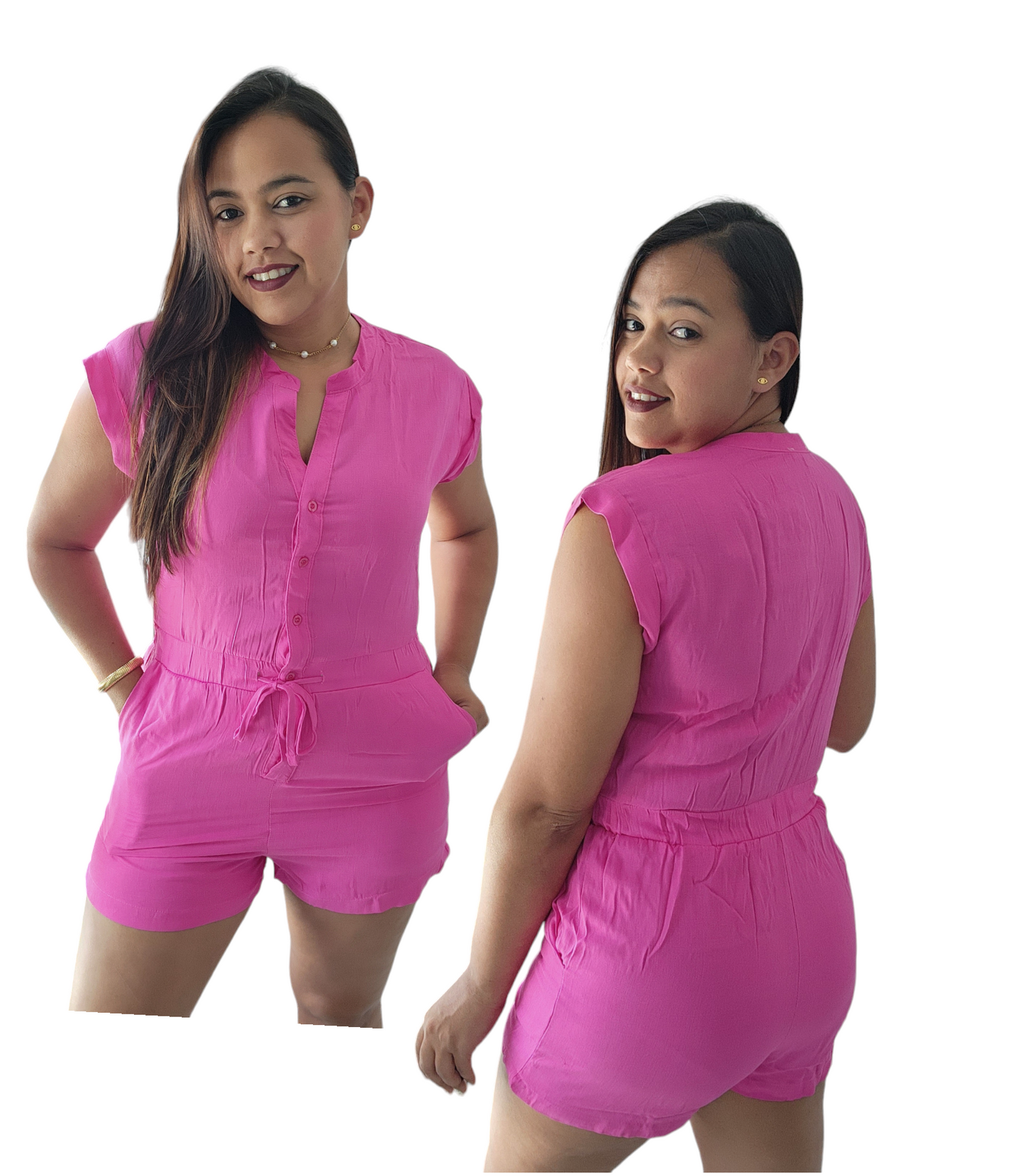 Romper Fuchsia