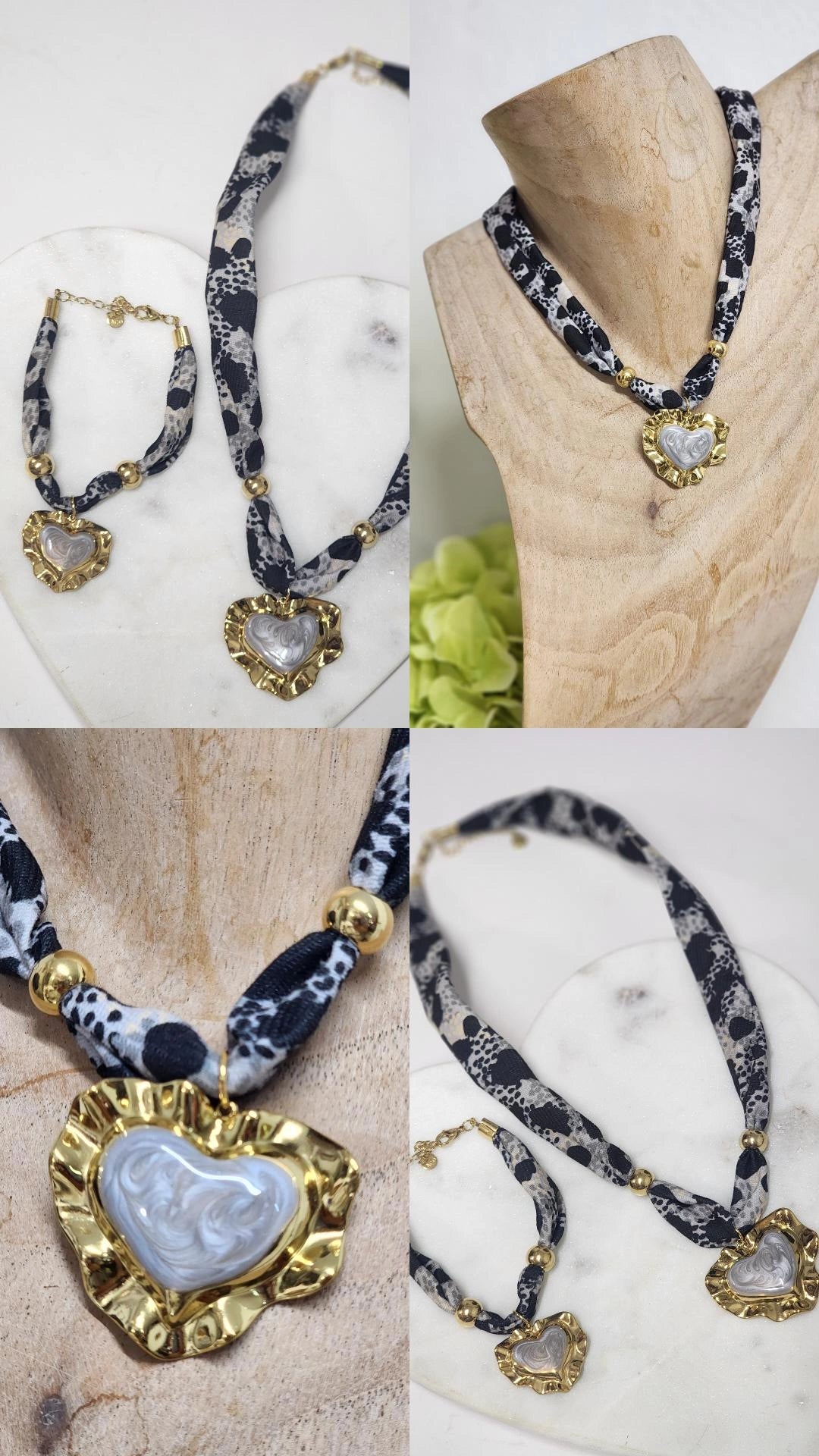 Heart Animal Print Set