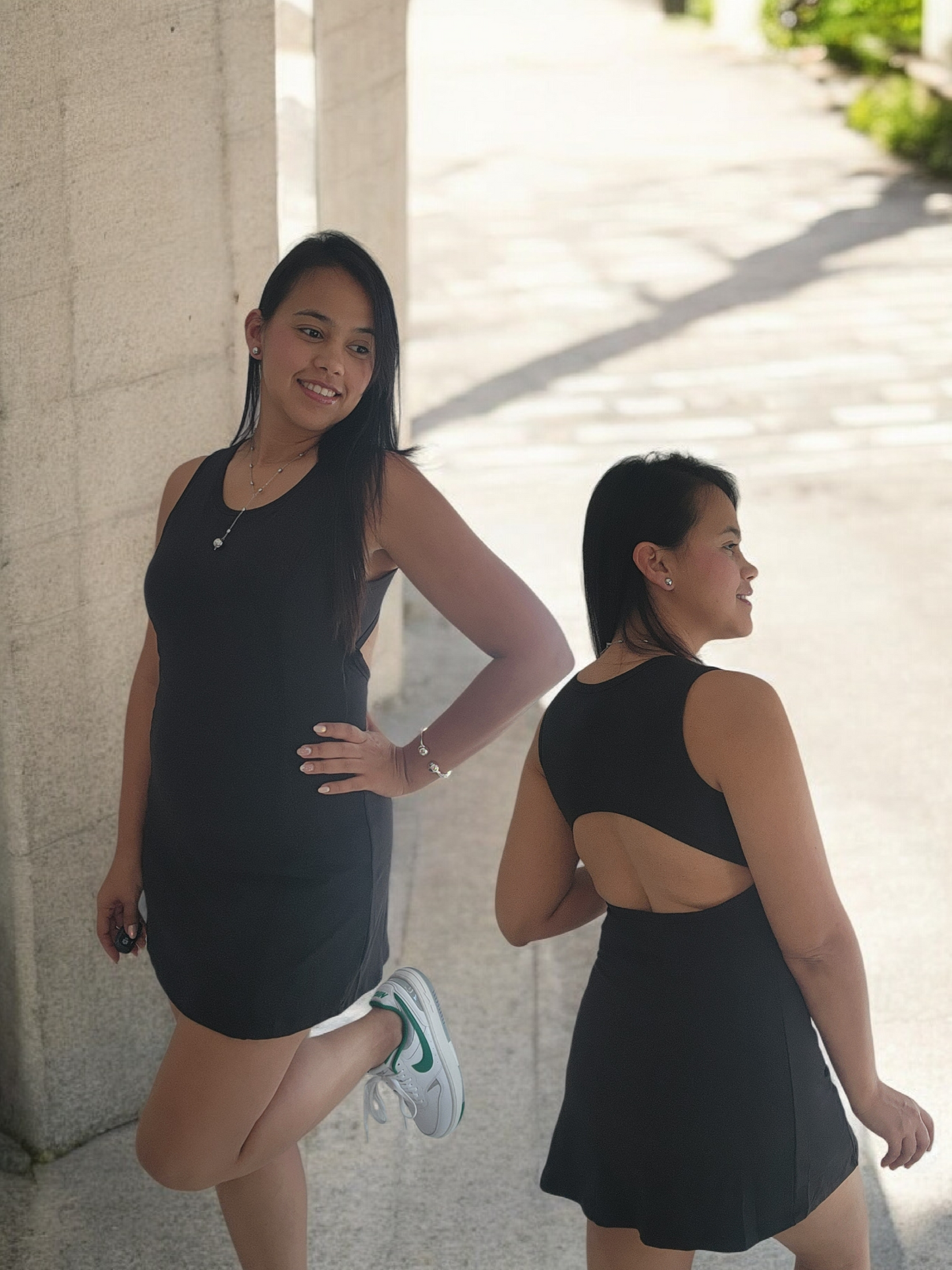 Sport Black Mini Dress